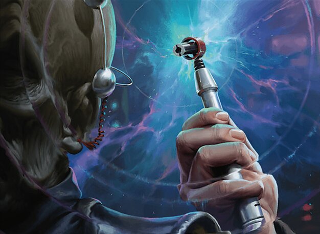 Universes Beyond: Doctor Who — art from Sonic Screwdriver