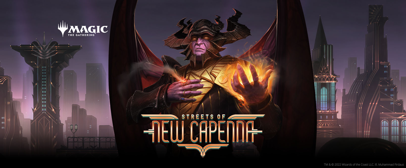 Commander: Streets of New Capenna (Magic the Gathering) — official Wizards banner