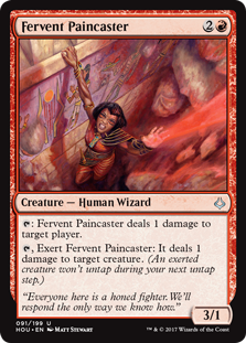 Fervent Paincaster (Hour of Devastation) Light Play Foil