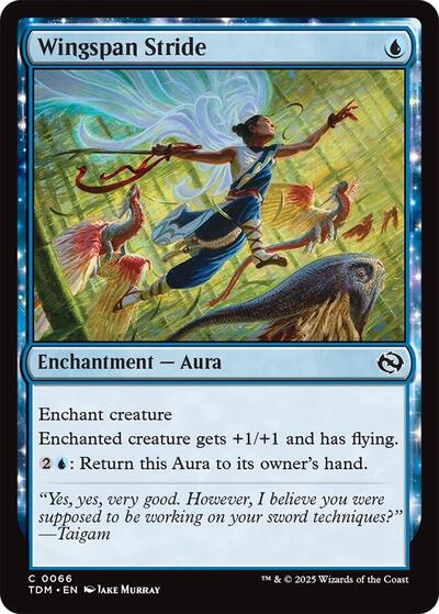 Wingspan Stride (Tarkir: Dragonstorm) Near Mint Foil