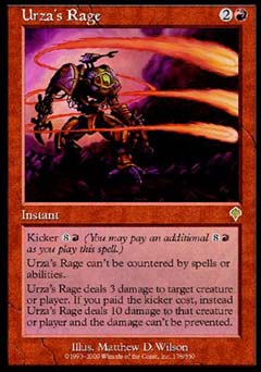 Urza's Rage (Invasion) Light Play