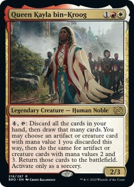 Queen Kayla bin-Kroog (The Brothers' War) Near Mint Foil