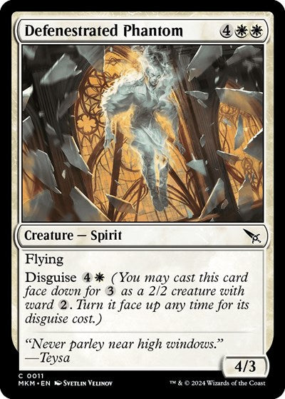 Defenestrated Phantom (Murders at Karlov Manor) Light Play Foil
