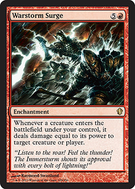 Warstorm Surge (Commander 2013 Edition) Light Play