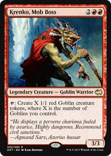 Krenko, Mob Boss (Duel Decks: Merfolk vs Goblins) Near Mint