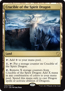 Crucible of the Spirit Dragon (Commander 2017) Light Play