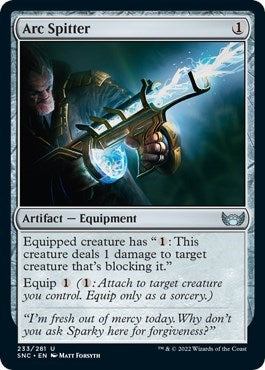 Arc Spitter (Streets of New Capenna) Light Play Foil