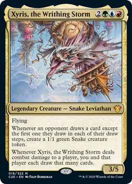 Xyris, the Writhing Storm (Commander 2020 Ikoria) Light Play Foil