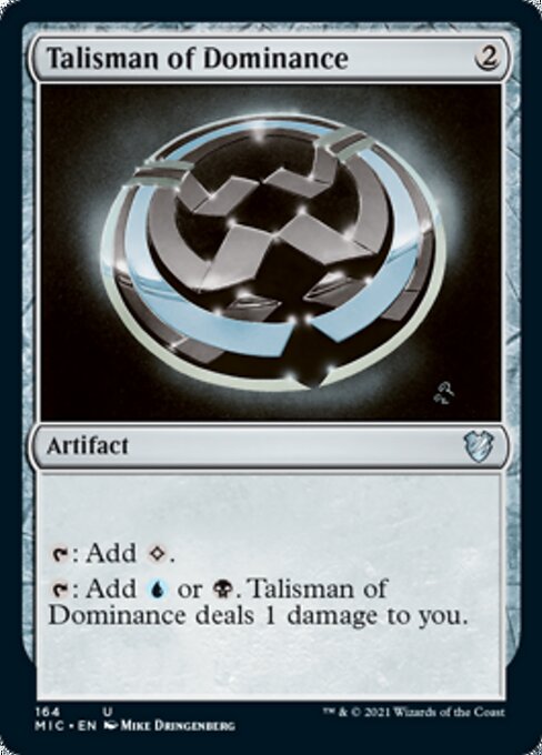 Talisman of Dominance (Commander 2021 Midnight Hunt) Light Play