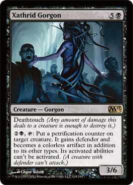 Xathrid Gorgon (Magic 2013 Core Set) Light Play