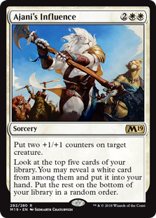Ajani's Influence (Magic 2019 Core Set) Near Mint