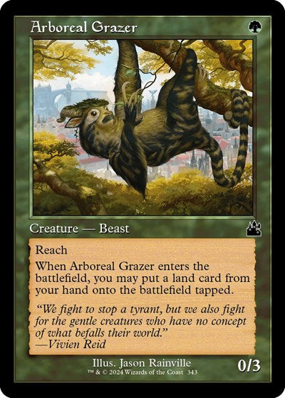 Arboreal Grazer (Retro Frame) (Ravnica Remastered) Light Play