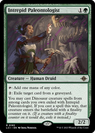 Intrepid Paleontologist (The Lost Caverns of Ixalan) Light Play Foil