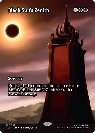 Black Sun's Zenith (Borderless) (Avatar: The Last Airbender: Eternal-Legal) Near Mint