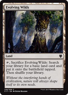 Evolving Wilds (Commander 2017) Light Play