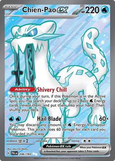 Chien-Pao ex - 236 (SV02: Paldea Evolved) Near Mint Holofoil