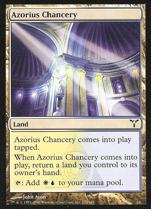 Azorius Chancery (Dissension) Light Play