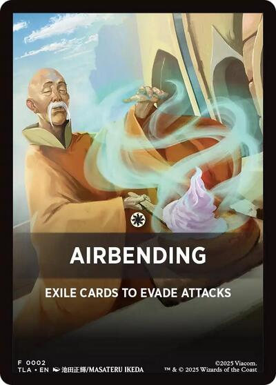 Airbending Theme Card (Avatar: The Last Airbender) Near Mint