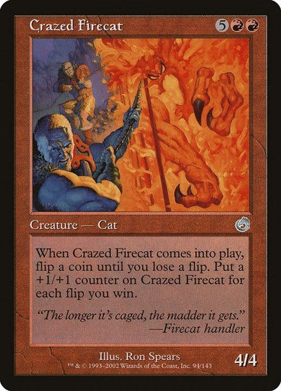 Crazed Firecat (Torment) Light Play Foil