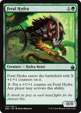 Feral Hydra (Battlebond) Light Play