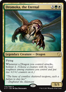 Dromoka, the Eternal (Commander 2017) Light Play