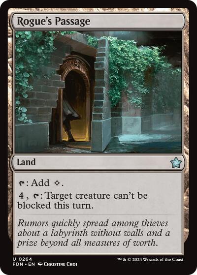 Rogue's Passage (Foundations) Light Play Foil