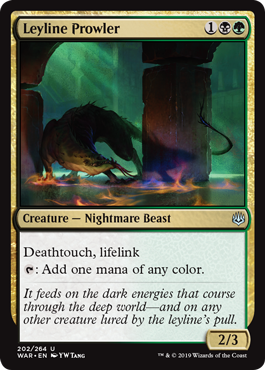 Leyline Prowler (War of the Spark) Light Play