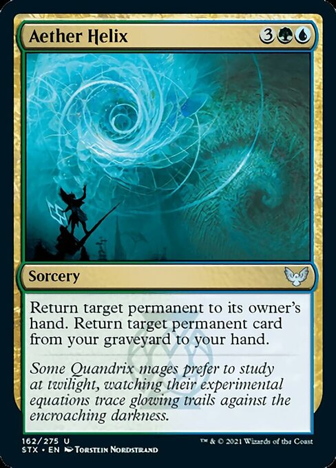 Aether Helix (Strixhaven) Near Mint Foil