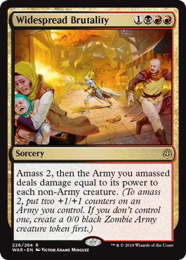 Widespread Brutality (War of the Spark) Light Play