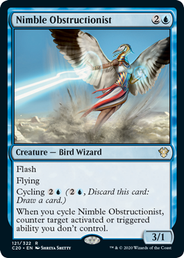 Nimble Obstructionist (Commander 2020 Ikoria) Light Play
