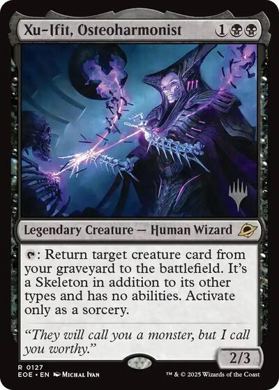 Xu-Ifit, Osteoharmonist (Promo Pack: Edge of Eternities) Near Mint Foil
