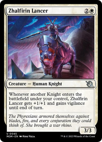 Zhalfirin Lancer (March of the Machine) Near Mint Foil