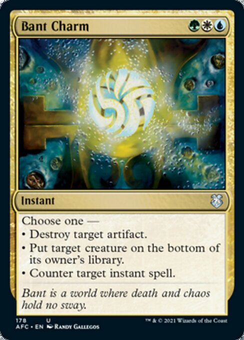 Bant Charm (Commander 2021 Forgotten Realms) Light Play