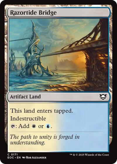 Razortide Bridge (Commander: Edge of Eternities) Light Play
