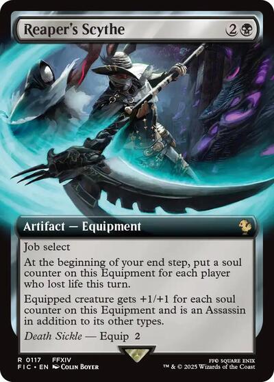 Reaper's Scythe (Extended Art) (Commander: FINAL FANTASY) Near Mint