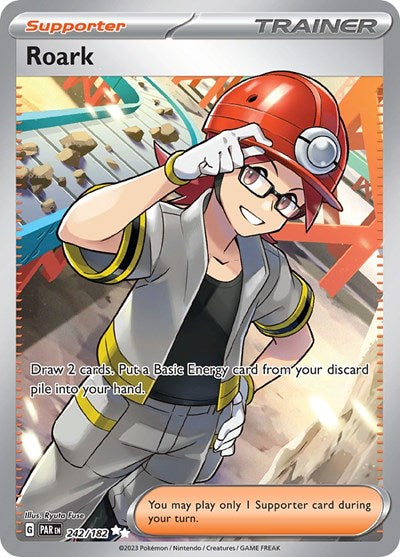 Roark - 242 (Scarlet and Violet: Paradox Rift) Near Mint Holofoil