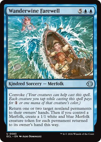 Wanderwine Farewell (Lorwyn Eclipsed) Near Mint Foil