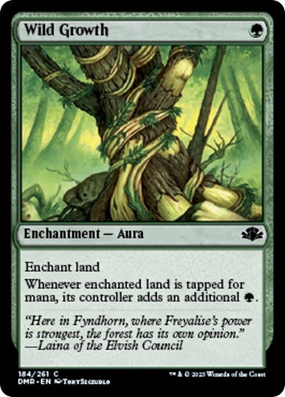 Wild Growth (Dominaria Remastered) Light Play