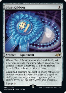 Blue Ribbon (Unfinity) Light Play Foil
