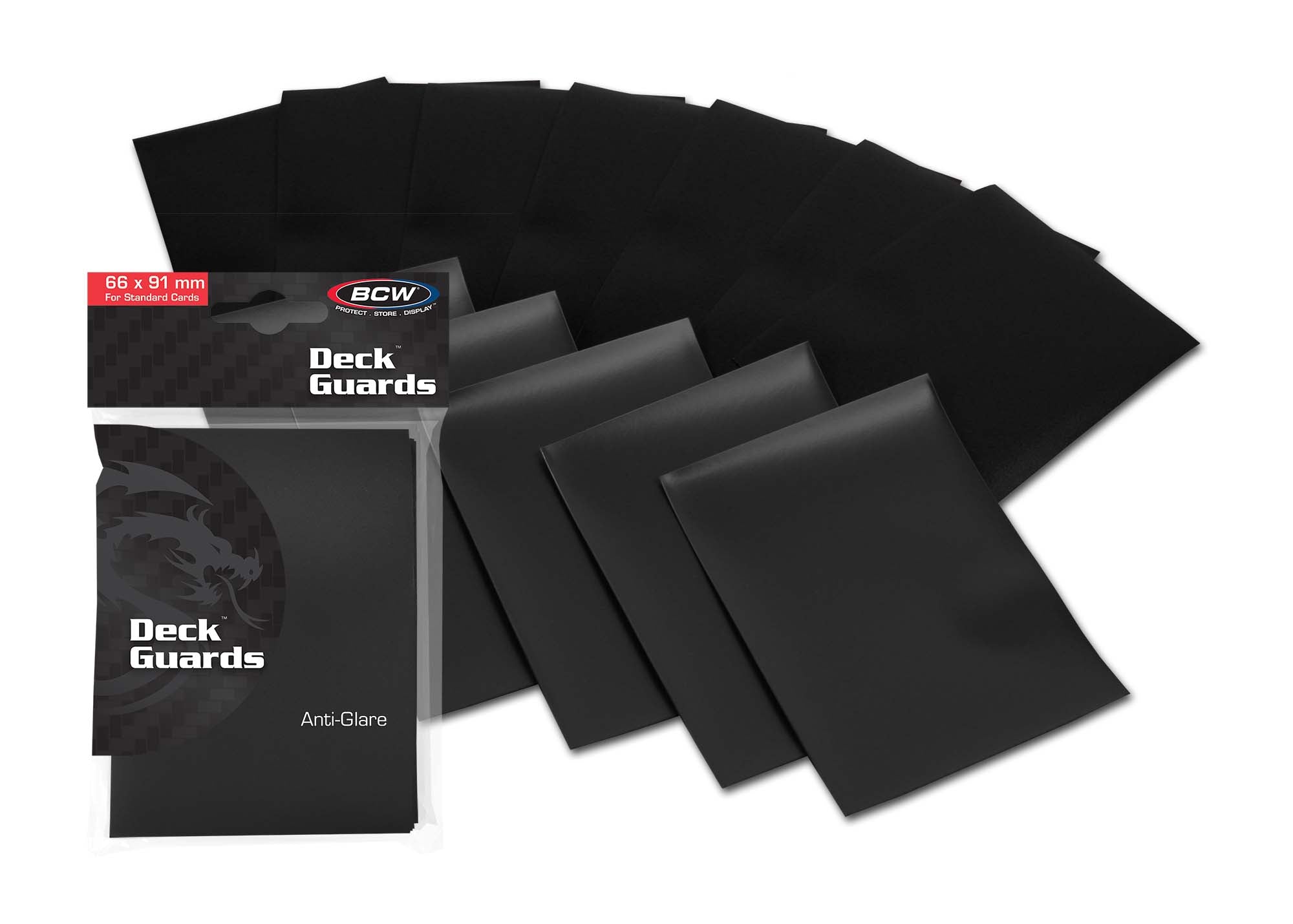 BCW Deck Guard - Double Matte - Black (50 ct)