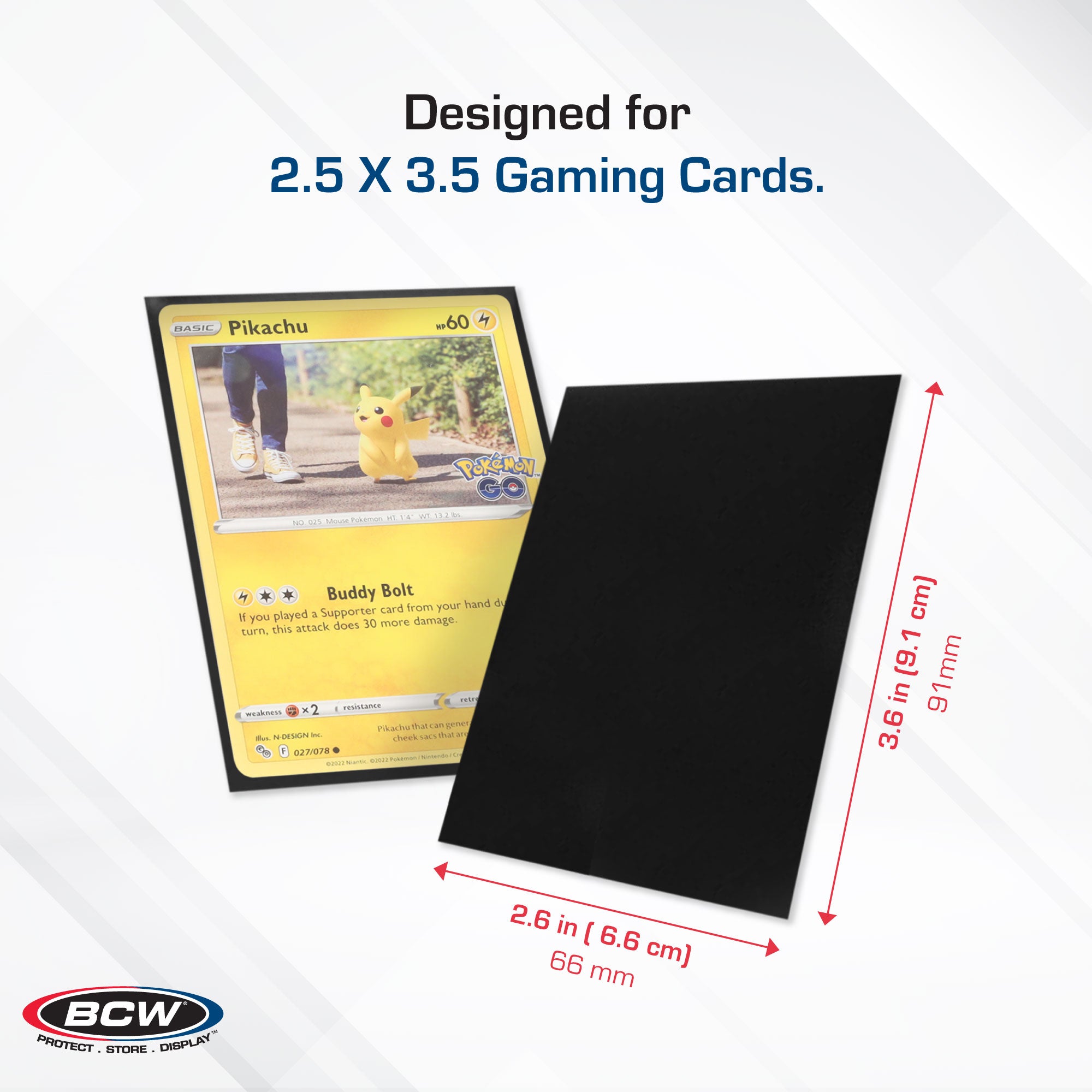 BCW Deck Guard - Double Matte - Black (50 ct)