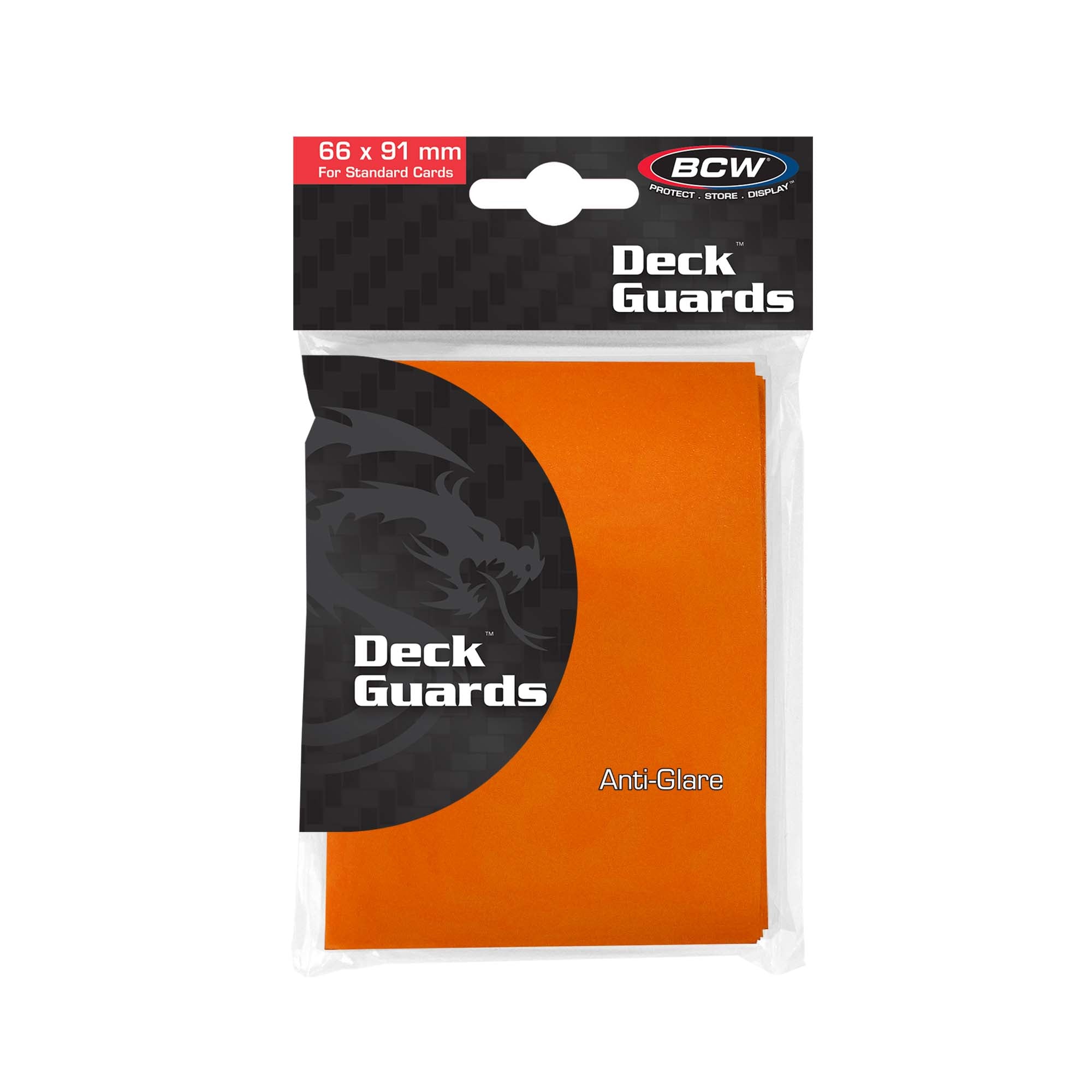 BCW Deck Guard - Double Matte - Orange (50 ct)