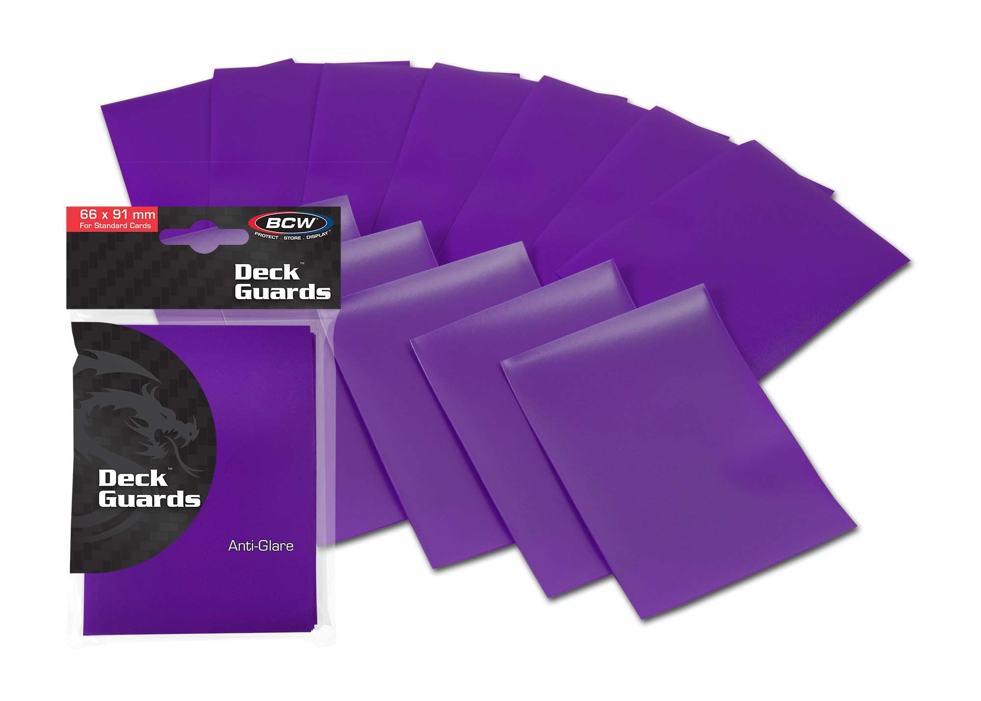 BCW Deck Guard - Double Matte - Purple (50 ct)