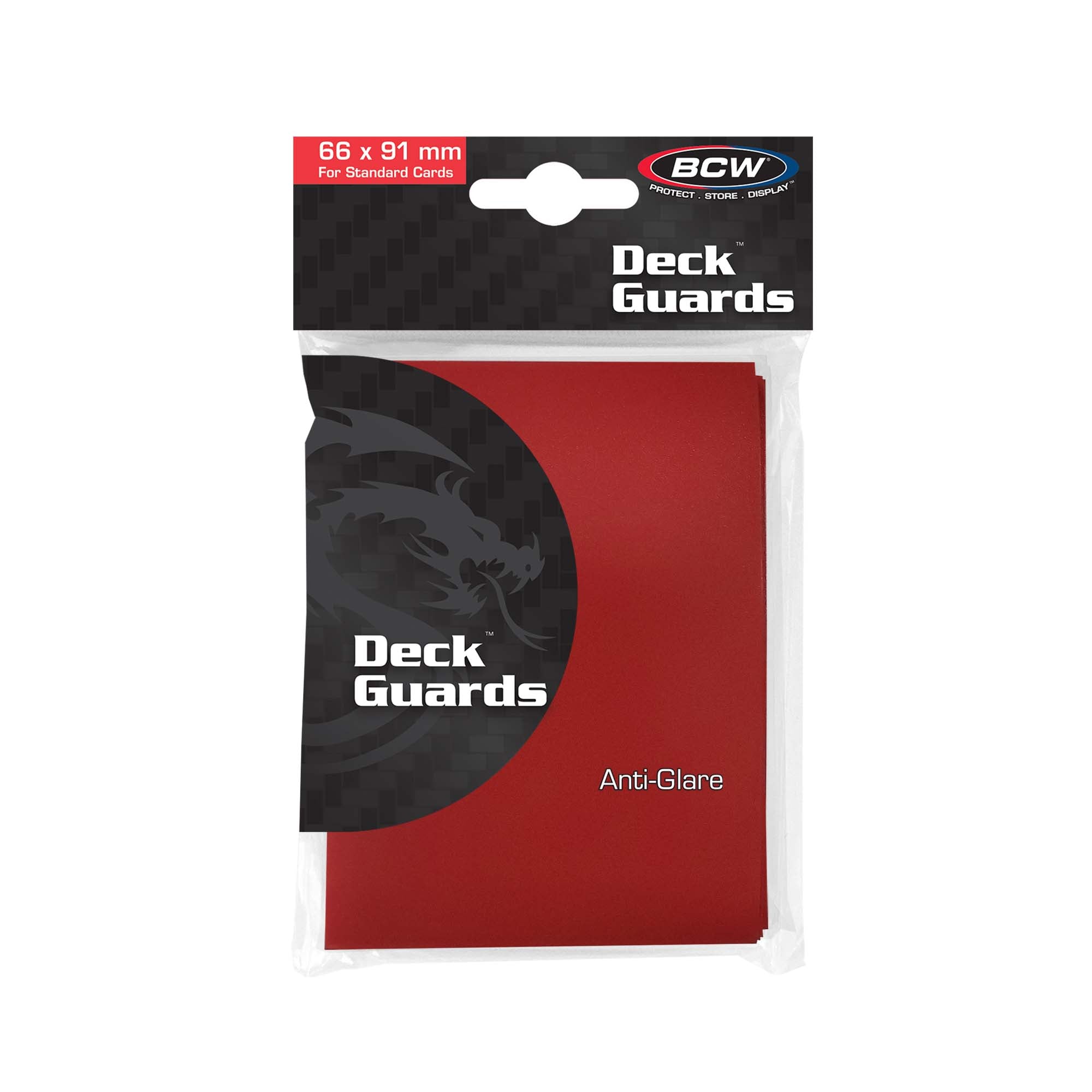 BCW Deck Guard - Double Matte - Red (50 ct)