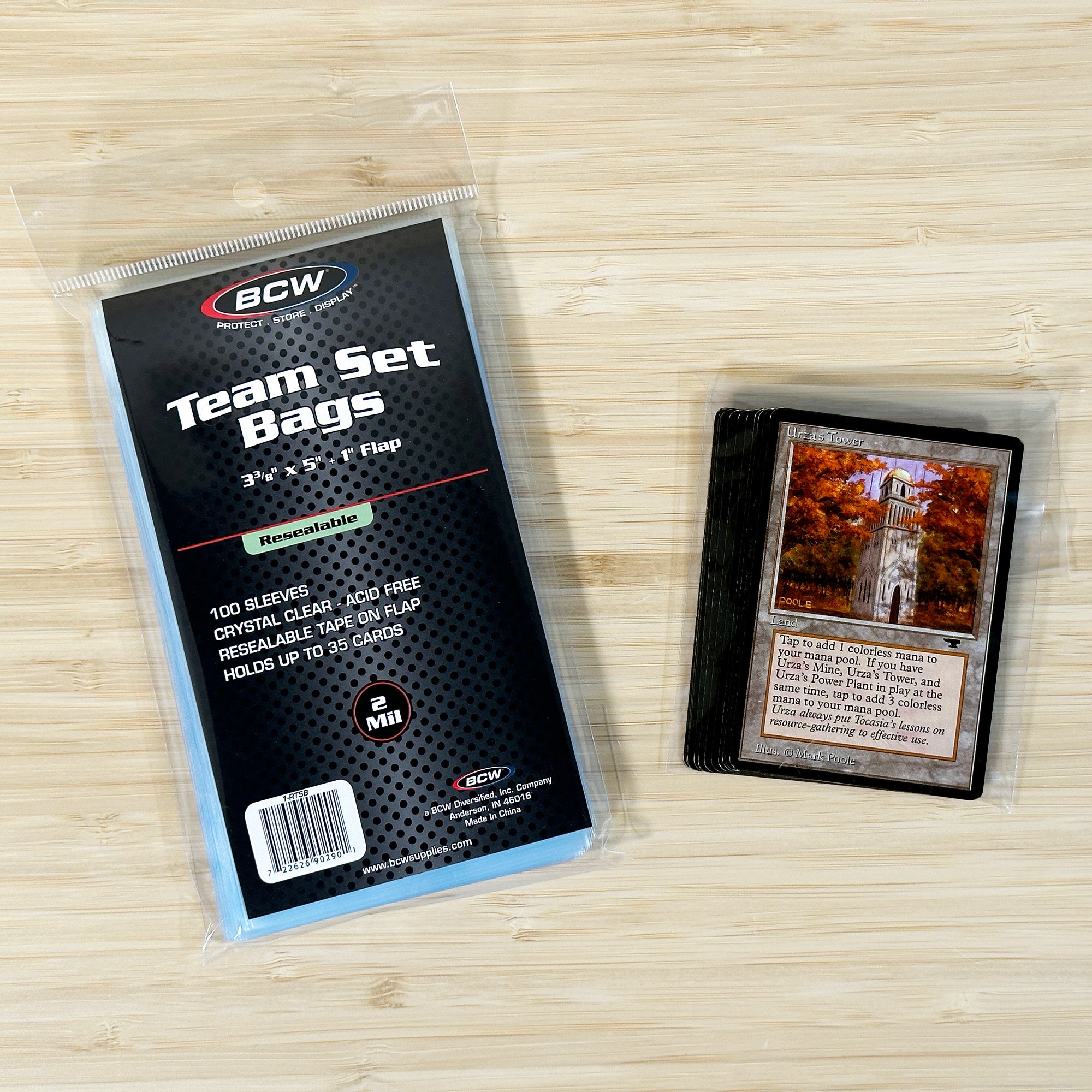 BCW Resealable Team Bags (100 count)