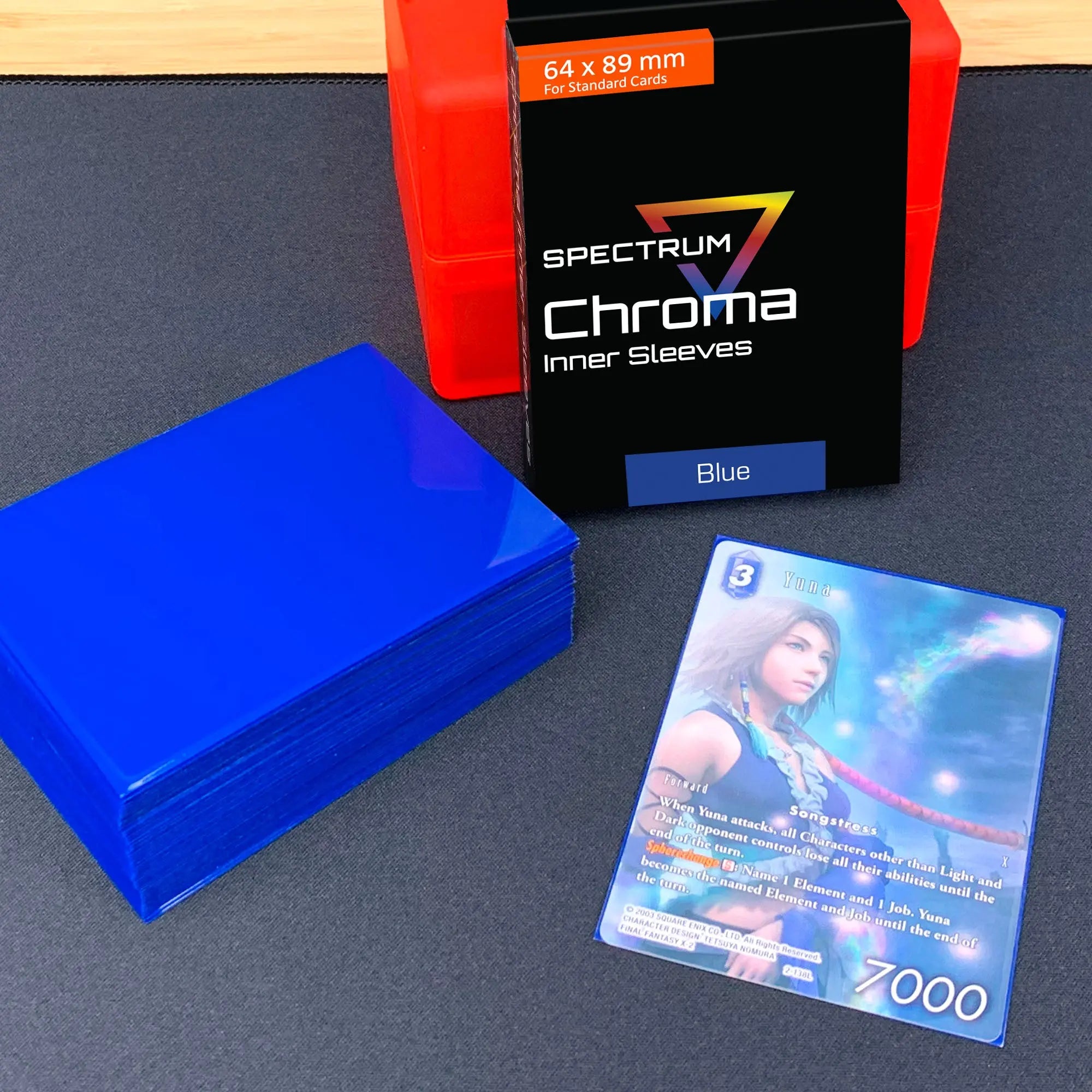 BCW Chroma Inner Sleeves – Blue (100 Count) - K&N Gaming LLC
