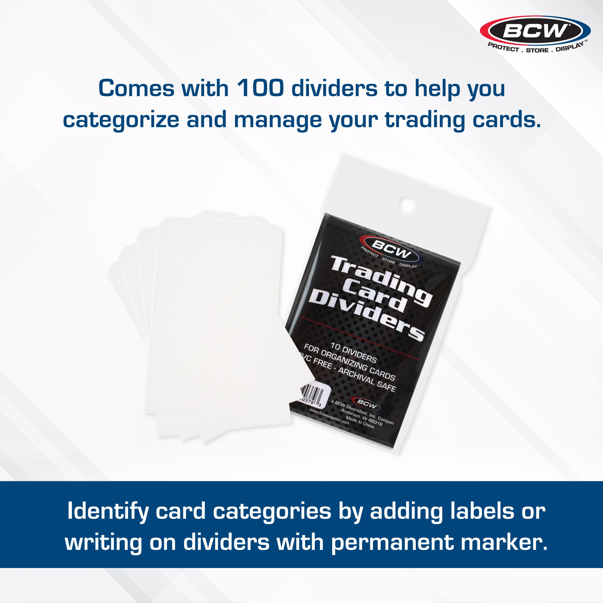 BCW Trading Card Dividers (10 ct)