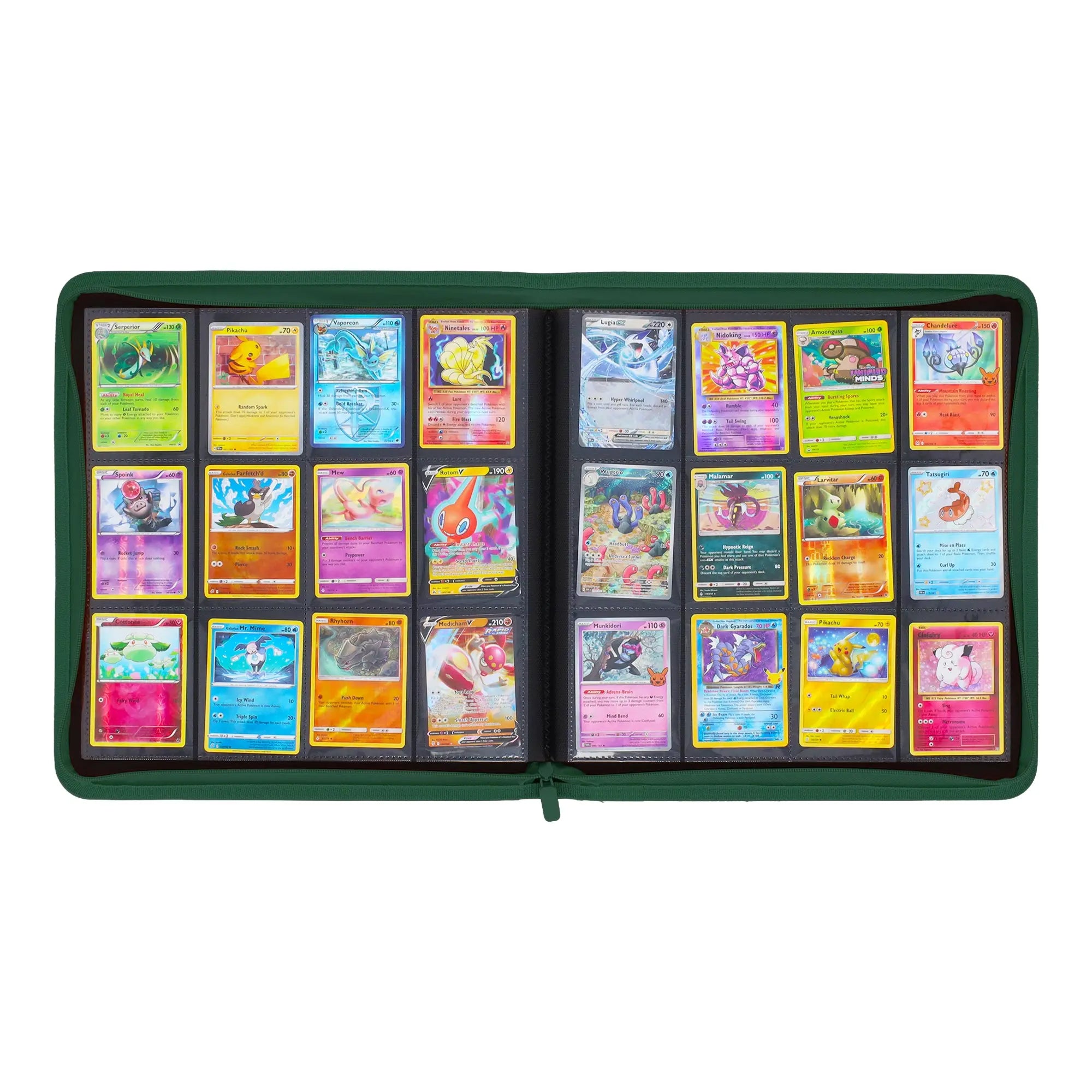 Z-Folio 12-Pocket LX Album - Green - K&N Gaming LLC