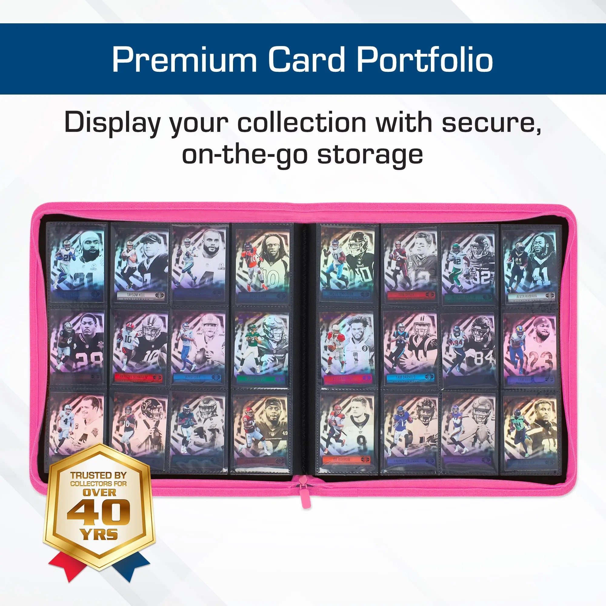 Z-Folio 12-Pocket LX Album - Pink - K&N Gaming LLC