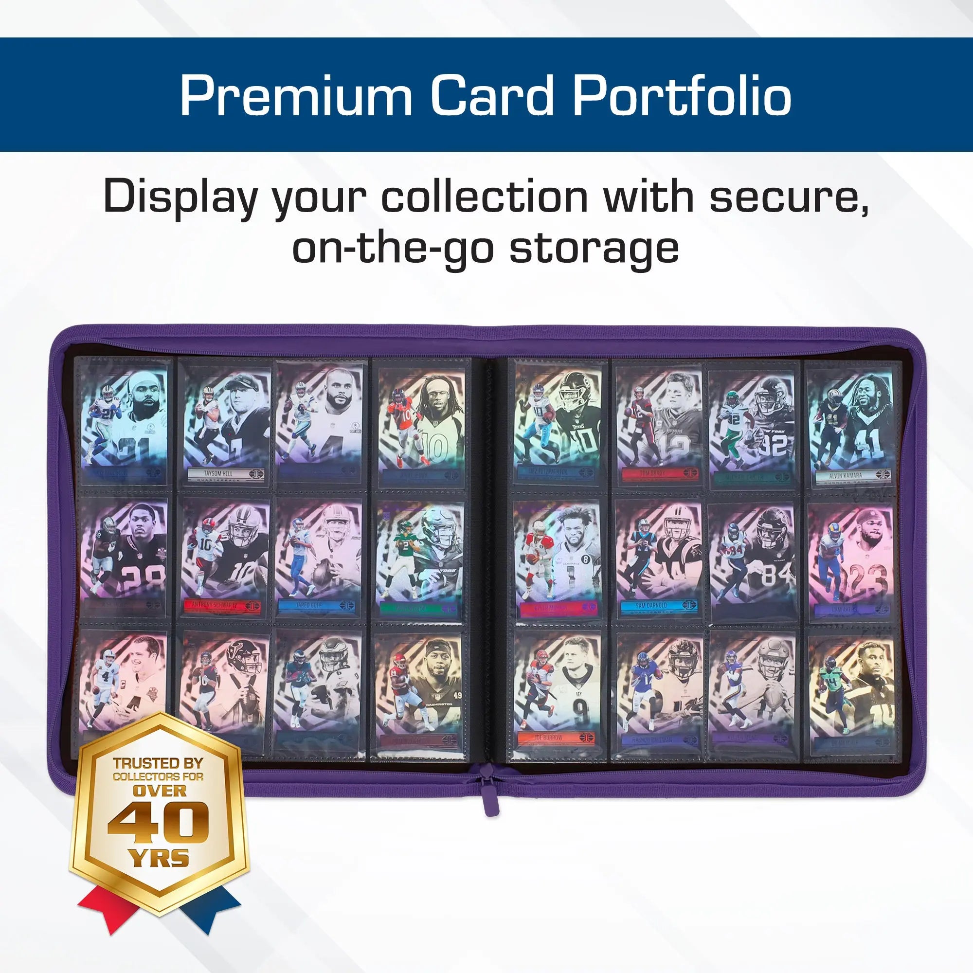 Z-Folio 12-Pocket LX Album - Purple - K&N Gaming LLC